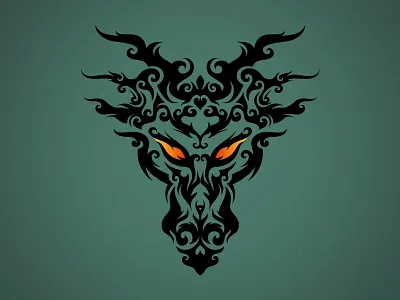 Drago art dragon line logo prints vector
