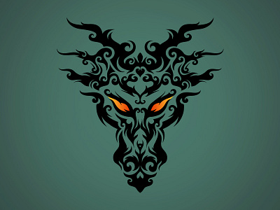 Drago art dragon line logo prints vector