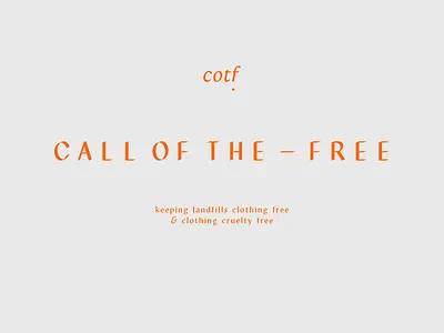 CotF branding fashion handwritten identity logo word mark wordmark