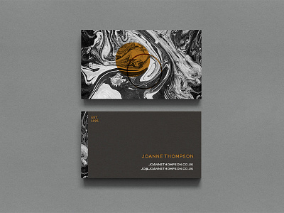 Alternate JT Branding Concept branding business card logo marble marbling