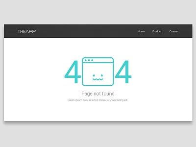 Daily Ui 08 007 404 dailyui design found not ui