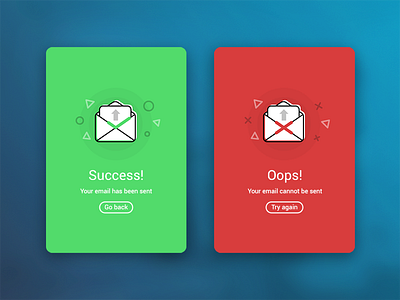 Success / Error Flash Message. 011 daily ui email error flash message popup success ui ui design user interface ux