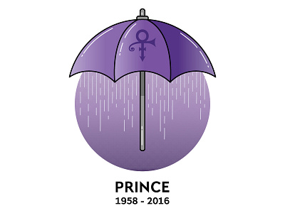 Purple Reign design digital icon illustration prince purple rain ripprince tribute