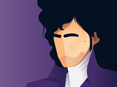 Prince illustration prince purple rain vector