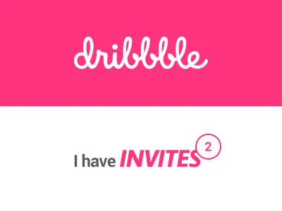 2 Dribbble Invites