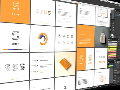 Shipp Branding app brand board branding shipp