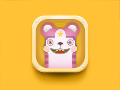 Cute Animal App Icon (Variant) animal anthropomorphic app child children cute icon illustration ios kawaii preschool