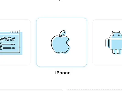 working on Product Landing Page icon lamding page ui ux