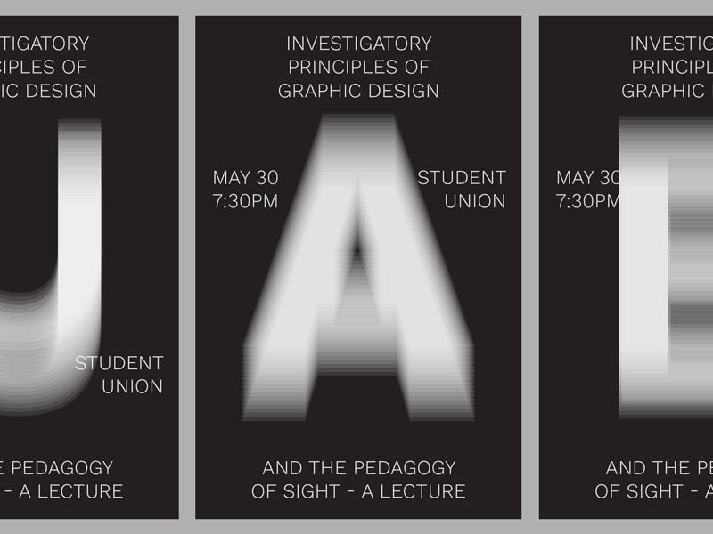 Fun with vowels black blur gif grotesk vowels white