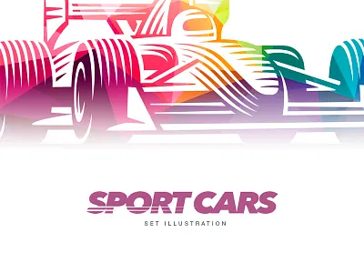 Sport cars car line logo racing sport style