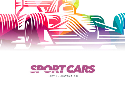 Sport cars car line logo racing sport style