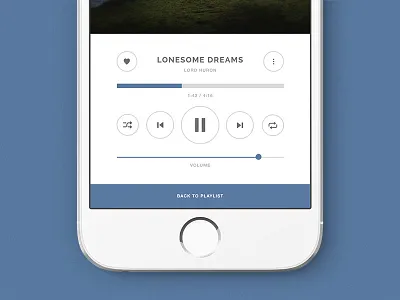 Music Player UI app daily dailyui design music ui ux