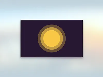 Orbit Clock Apple TV Icon apple tv icon orbit planet space sun