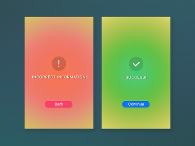 Daily UI Challenge 011 — Flash Message (Error/Success) dailyui dailyui011 error flash interface message success ui uidesign ux uxdesignuserinterface