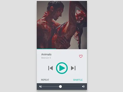 Daily Ui 09 009 dailyui design interface music player ui