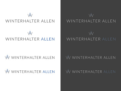 Winterhalter Allen Branding - Visual Identity branding logo visual identity