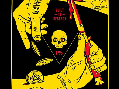Sangre Para El Oro blood blood money hands illustration money sangre skate skateboard skateboarding skull switchblade tattoos
