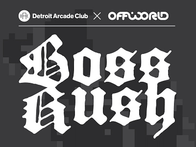 Boss Rush arcade art show club detroit