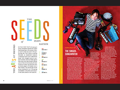 The Arts @ Brooks editorial feature magazine