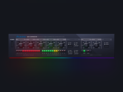 Alesis 3630 Compressor VST Plugin by Ethan the Dirks on Dribbble