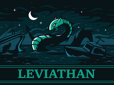 leviathan art illlustration lineart sea