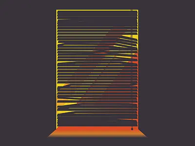 Z 36daysoftype blinds illustration morning shade sleep type typography z