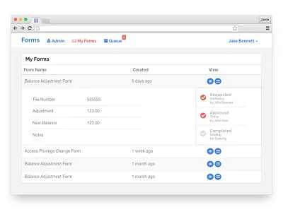 Form Details and Progress progress progress bar status status bar timeline ui