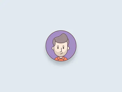 Convergely Male Avatar avatar character convergely illustration male man profile slack