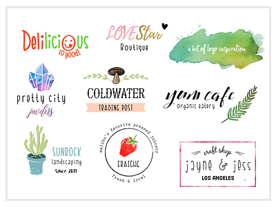 Stilts Logo Inspiration art colorful concept art creative market cute font fun inspiration lettering logos stilts watercolor