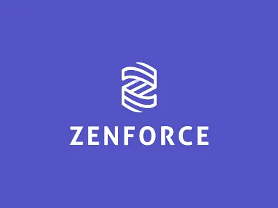 Zenforce Logo branding identity illustration inspiration best stationary logo icon mark monogram minimal simple awesome z brand symbol zen meditation