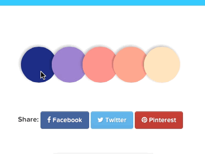 Material Palette Detail material design palette