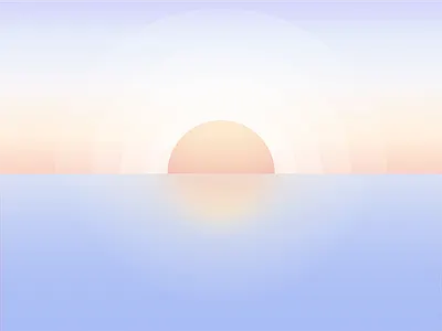 Morning rocks illustration mood morning see sun sunrise