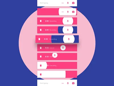 Tap for Voice Memo design material