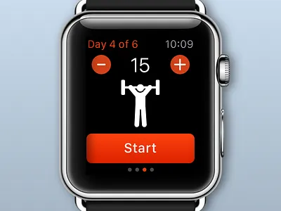 Daily UI #062 - Workout Of The Day apple watch apple watch design daily ui dailyui ui design user interface design workout