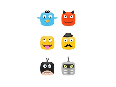 six smiles icon icons smile smiles