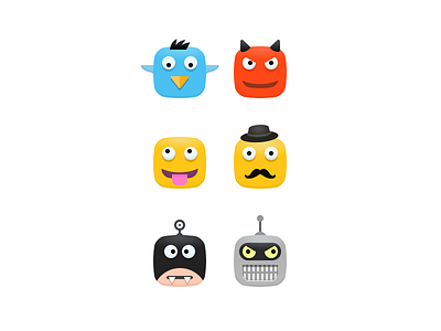 six smiles icon icons smile smiles