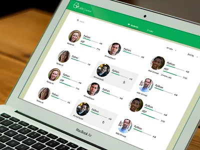 Users List dashboard flat design material design ui user interface ux web app