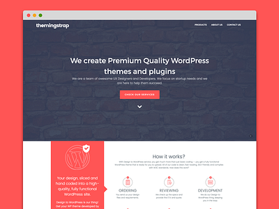 Themingstrap - WordPress Service website webdesign