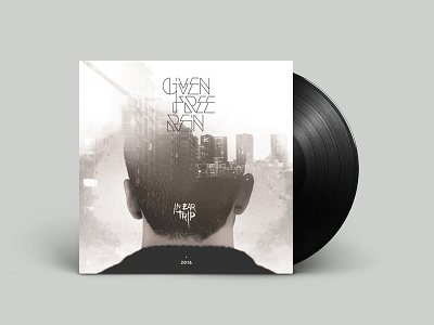 Given Free Rein - In-Ear Trip / Album Cover album cover andrew kouretas gfr given free rein in ear trip music rock vinyl