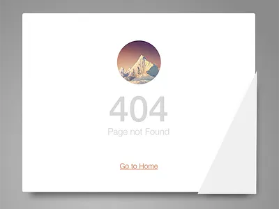 Day 033 - 404 Page 100days 404 card interface ui web