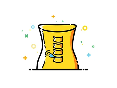 Lumbar disc app cancer disc health icon ill invite2 lumbar madicine patient ui