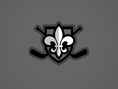 Man Advantage logo option 2 fleur de lis hockey logo nonprofit pro bono