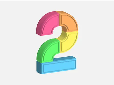 2 — 36 Days Of Type 2 36 days 2 36 days of type 3d alphabet bryn taylor colour letter type typography