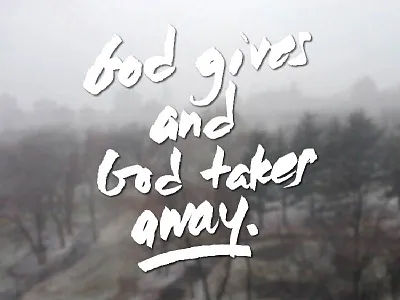 Lettering brush script god lettering nyc photography texture