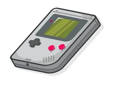 Gameboy Logo / Illustration adobe design gameboy illustration logo nintendo shard