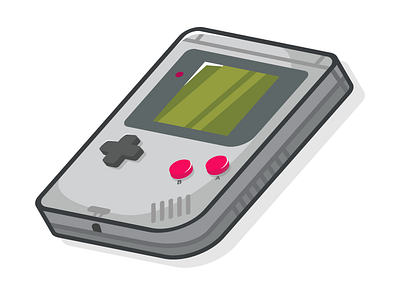 Gameboy Logo / Illustration adobe design gameboy illustration logo nintendo shard