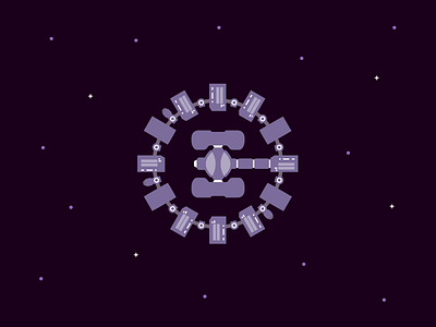 Endurance design endurance flat galaxy icon illustration interstellar movie space universe vector