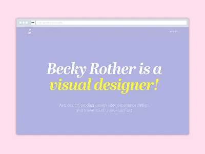 Website Redesign branding design italics portfolio redesign typography visual design website
