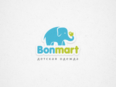 Bonmart baby clothing kid logo logotype mittens Перевести слоник варежка малыш одежда elephant