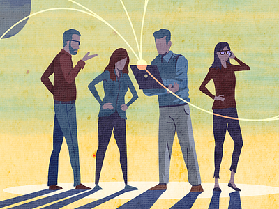 People cloud communicate computer link network networking people talk